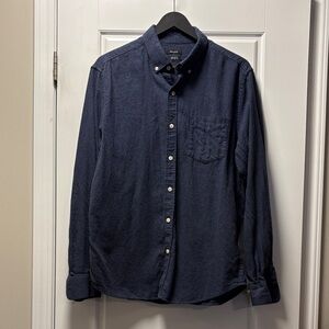 RW&CO. Dark Blue Casual Button-Down Shirt
